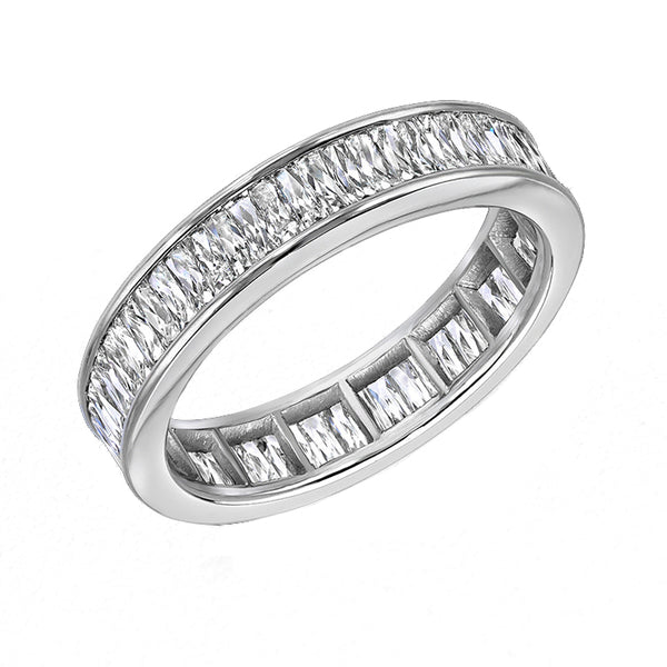 French Cut Baguette Eternity Band