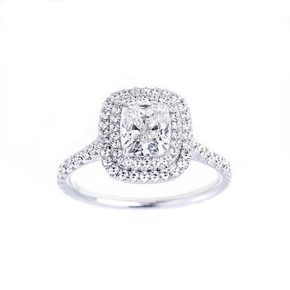 Diana Double Halo Diamond Ring